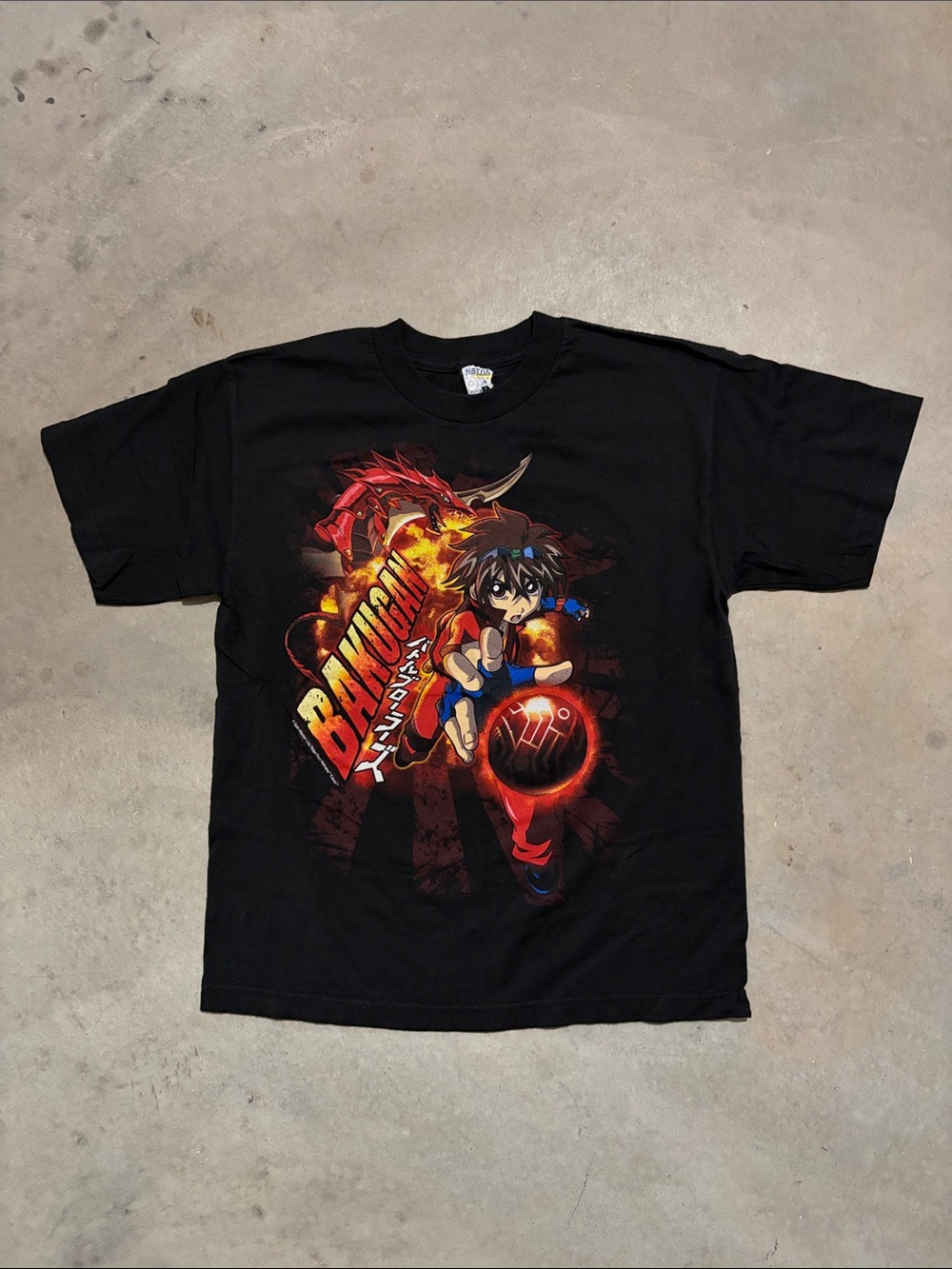 Vintage Y2K Bakugan Anime Short Sleeve Shirt